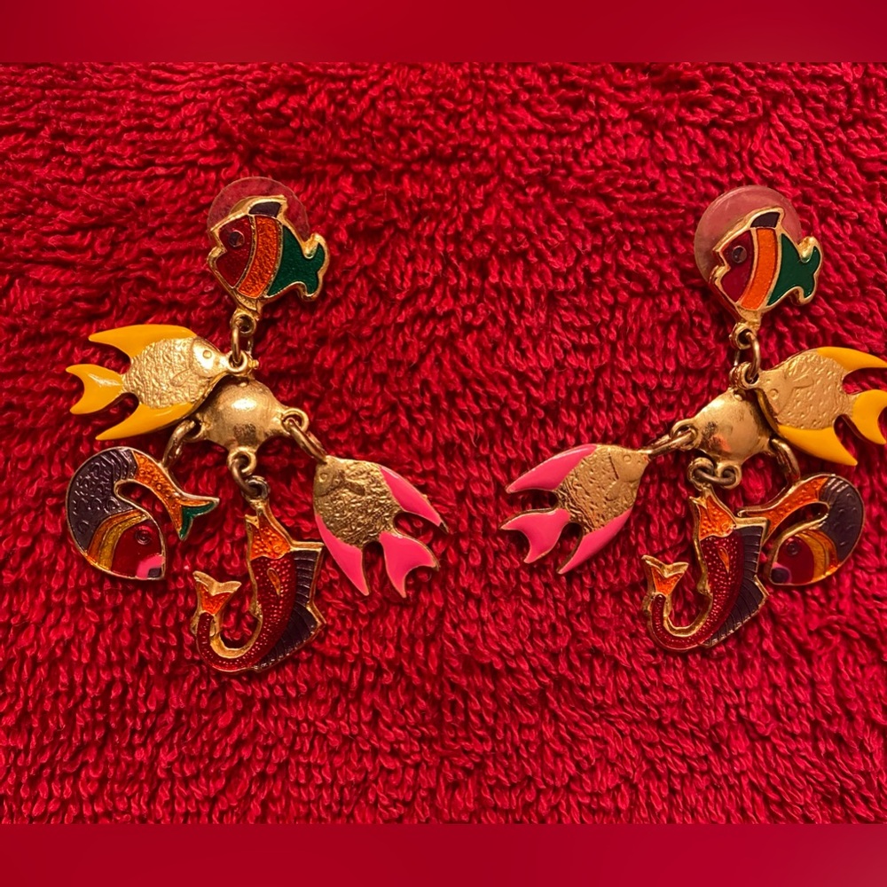 Vintage Don Lin earrings